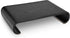 Navaris Wood Monitor Stand Riser - Desktop Organizer for PC TV Screen, Oak with Black Stain