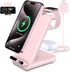 Wireless Charging Station 3 in 1 for Apple Watch Ultra 9/8/7/6/SE/5/4/3, Fast Wireless Charger for iPhone 15/Plus/Pro