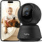Hugolog 2K 3MP Indoor Pan/Tilt Security Camera, Auto-Focus, Ideal for Baby Monitor/Pet Camera/Home Security, Starlight