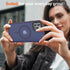 SUPFINE Magnetic iPhone 12 Pro Max Case, Matte Purple, Compatible with MagSafe, 2X Screen & Camera Protectors