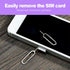 ZeriLion 16 Pack SIM Card Ejector Tool Kit, Phone Tray Opener Pin for Easy Removal, Standard Key for Most Cell Phones