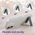 FdcLixuvol 2Packs Ultra-Thin Cell Phone Holder, Adjustable Mini Alloy Phone Stand Vertical and Horizontal Phones Stand