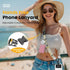 Icycay Phone Lanyard Crossbody, Floral Bee Cell Phone Strap for Around The Neck Adjustable, Flower Teacher Anti Theft