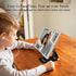 YOSHINE Upgraded Phone Stand for Desk, Adjustable Foldable Aluminum Holder for All iPhone Smartphones and iPad Tablets