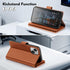Shieldtop 13 13 6.1",Light Compatible with iPhone Wallet Case with Card Holder,Women Men RFID Blocking PU Leather Folio