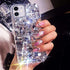 Bonitec Compatible with iPhone 12 Case - 3D Glitter Sparkle Bling Luxury Shiny Crystal Rhinestone Bumper Cover