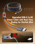 ToKismet 18AWG (5m/16.4ft) Starlink Mini USB-C to DC Power Cable Smart PD Chip & Copper Wire with Voltage & Current