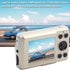 FHD 720P Digital Camera for Kids, Compact Point and Shoot with 16X Zoom, Portable Small Camera (Gold)