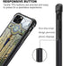 CARLOCA iPhone 11 Pro Case, Art Deco Stained Glass Window Pattern Design Shockproof Anti-Scratch Case for iPhone 11 Pro