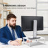 3 PS4, 20KG Bracwiser Monitor Stand Riser, Metal Computer Stand, Height Adjustable Screen Riser with Mesh Platform