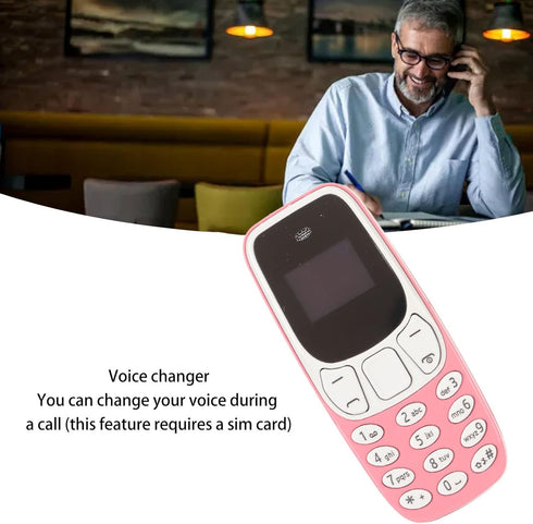 Unlocked Smallest Mobile Phone, BM10 Tiny Mini Mobile with Voice Changer Hands Bluetooth Dialer Phone for Students, Support Dual SIM Card ()