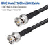 SDI Cable BNC Cable 75 Ohm BNC Jumper 30FT Low Loss BNC Male to Male Connector Extension Coax Cable for CCTV Cameras