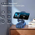 Cell Phone Stand with Wireless Bluetooth Speaker, Unique Gifts for Men/Women, Adjustable Phone Holder with 5 Colorful LED Modes, Anti-Slip Base HD Surround Sound, Compatible with iPhone/iPad, Blue