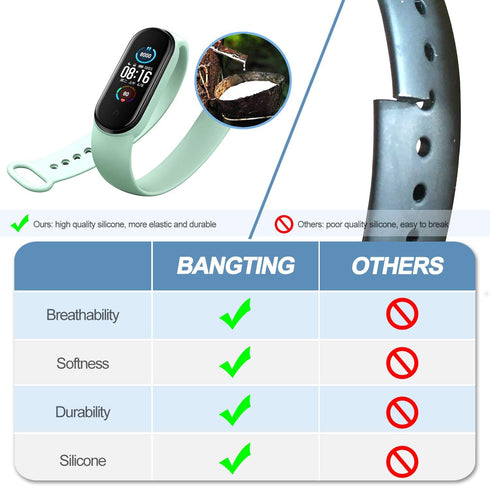 20 Pieces Strap Replacement for Xiaomi Mi Band 6 / Amazfit Band 5, Silicone Wristbands (16 Colors + 4 Screen Protector)