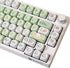 GK GAMAKAY 132 Keys Green & White Keycaps Set, MOA Profile PBT Thermal Sublimation for 61/68/75/80/84/87/98/104/108