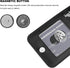 KIHUWEY iPhone 12 Pro Max Case Wallet with Credit Card Holder, Premium Leather Magnetic Clasp Kickstand Cover (Black)
