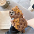 SGVAHY Case for iPhone 11 Pro Max with Strap Lanyard Keychain, Cute Bear Cookie Kawaii Soft Silicone Protective Cover