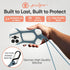 Pulpo Safety Phone Leash 6.1 6.8 Pulpo Safety Cell Phone Lanyard Grey Fits Smartphones to - Anti Theft Phone Strap