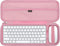 Aproca Pink Hard Travel Storage Case for Apple Wireless Magic Keyboard 2 and Magic Bluetooth Mouse 2