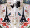 Case for Galaxy A71 5G - Paris Tower Butterfly Leather Flip Wallet Cover with Card Slot Holder