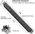 Surge Protector Power Strip 1U Rack Mount PDU, 8 Wide-Spaced Outlet Extender