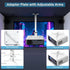Vphom 3-in-1 Universal Projector Mount Ceiling/Wall - Projector Bracket with Extension Pole & Cable Ties