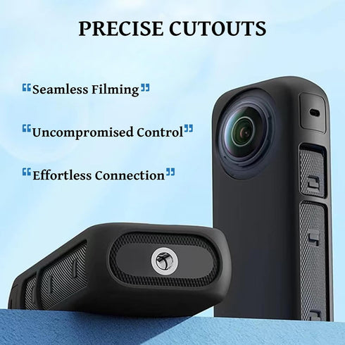 Insta360 X4 Accessories Kit, Bundle of Hard Shell Carry Case, Silicone Protective Case, Lens Guard