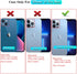 SunStory iPhone 13 Pro Max Case with HD Screen Protector & Slide Camera Cover, Red
