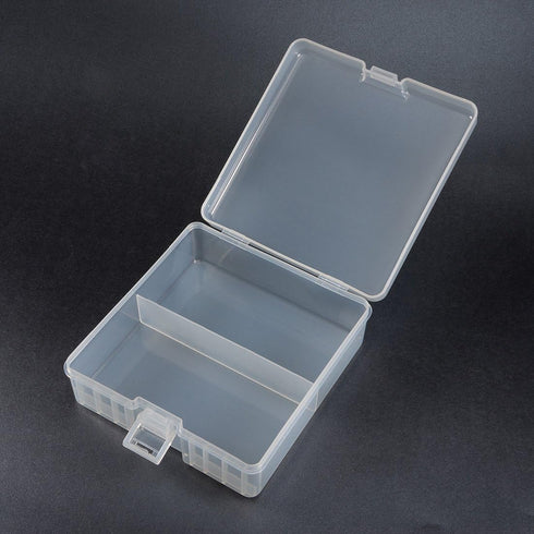 uxcell Hard Plastic Large Battery Storage Box Holder Organizer Protective Container for AAA/AA/C/D/9V Batteries