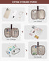 LOVEVOOK Laptop Backpack for Women, 15.6 Inch Work Bag with USB Port, 2PCS, Apricot-Coffee