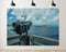 TryKid 7x5ft Ocean Viewfinder Backdrop Blue Sky White Clouds Coastal Landscape Photography Background