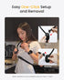Magnetic Neck Phone Holder for Recording, Adjustable 3-in-1 Mount for iPhone 15/14/13/12 Series & GoPro
