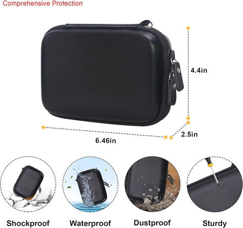 Camera Carrying Case Compatible with Fujifilm Instax Mini EVO Instant Camera, Lens Cover Photo Printer Travel Storage