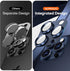 2 Pack Camera Lens Protector for iPhone 15 Pro Max/iPhone 15 Pro/iPhone 14 Pro Max/iPhone 14 Pro, Aluminum Alloy Sapphire Glass Camera Cover Screen, Anti-drop, Case Friendly- Blue Titanium