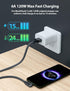 USB C Cable 6 ft for Xiaomi 120W HyperCharge Turbo Fast Charging,6A Type C Cable Premium Nylon Braided USB-C to USB A Charger for Xiaomi Pad 5 12 Pro 12S Ultra 11T Pro 11 Lite NE,Redmi Note 11 Pro 5G