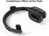 Ear Pads Replacement for B450-XT Microphone Foam, Compatible with VXI Blueparrott B450-XT Headset (Ear Pads + Foam)