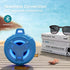 EBODA Shower Bluetooth Waterproof Speaker, IPX7 Floating Portable Wireless Small Speakers with Light, 24H Playtime for