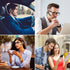 Bluetooth Headset for Cell Phones, 500Hrs Standby Time with LED Charging Case, Hands-Free Bluetooth 5.1
