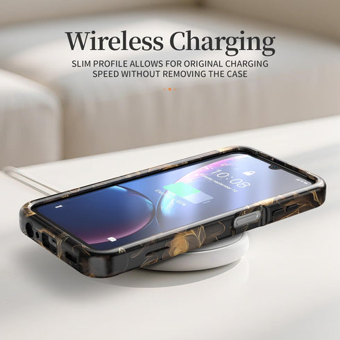 ANNSD for Samsung A15 Case, 3 in 1 Lightweight Stylish Full Body Shockproof Protective Cover, Military Grade Case