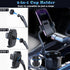 2024 Upgraded 2 in 1 Car Cup Holder Expander with Adjustable Base Long Gooseneck 360° Rotation Phone Holder