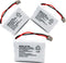 BT446 BT-446 Phone Battery Compatible with Uniden BBTY0503001 BT-1004 BT-1005, 3-Pack, 3.6V 800mAh