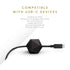 Native Union Type-C Desk Cable, USB-C to USB-C 8ft Ultra-Strong Charging Cable with Anchor Weight for iPhone 15