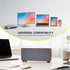 BRYNCO 3.5mm Upgraded Wired Computer Speakers for Desktop PC and Laptop, USB-Powered with Audio Jack, Rich Bass & Clear