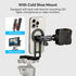 FANAUE 1/4" iphone16 15 14 13 12 Adjustable Phone Tripod Stand, Foldable Magnetic Cell Phone Holder with Arca-Swiss