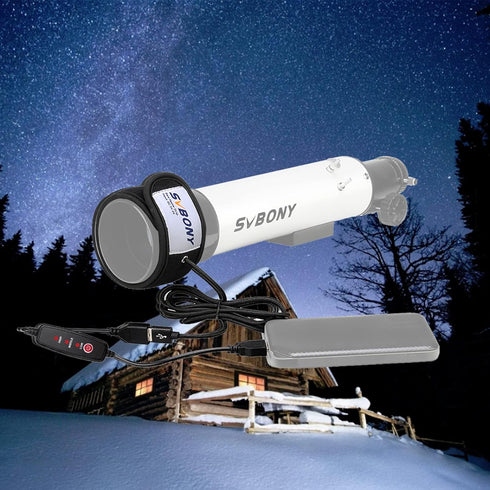 SVBONY SV172 Lens Warmer, 240mm Dew Heater Strip with 3 Gear Regulator for Telescope Camera