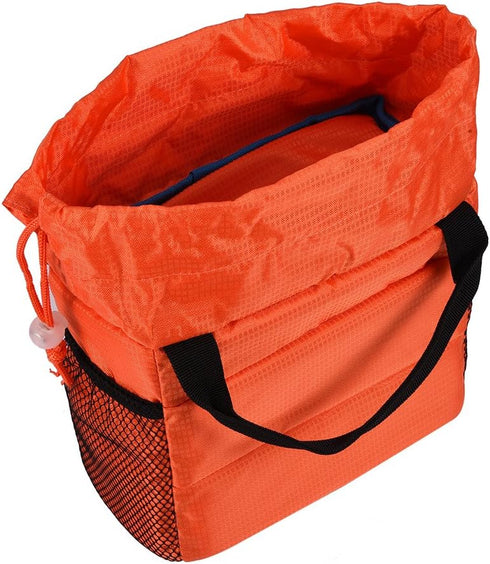 Waterproof Padded DSLR/SLR Camera Bag, Portable Shockproof Protective Case Carrying Pouch for DSLR Camera/Lens (Orange)