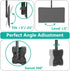 WALI Adjustable TV Ceiling Mount Bracket for 23 to 43 Inch LED, LCD, OLED Displays, up to 110 Lbs