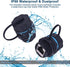 Waterproof CAT6 RJ45 Panel Mount Coupler - IP68 Shielded Industrial Ethernet LAN Pass Through Connector (2PACK)