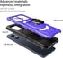 Ailiber Purple OnePlus Nord N20 5G Case, Heavy Duty Shockproof Protective Cover with Screen Protector and Ring