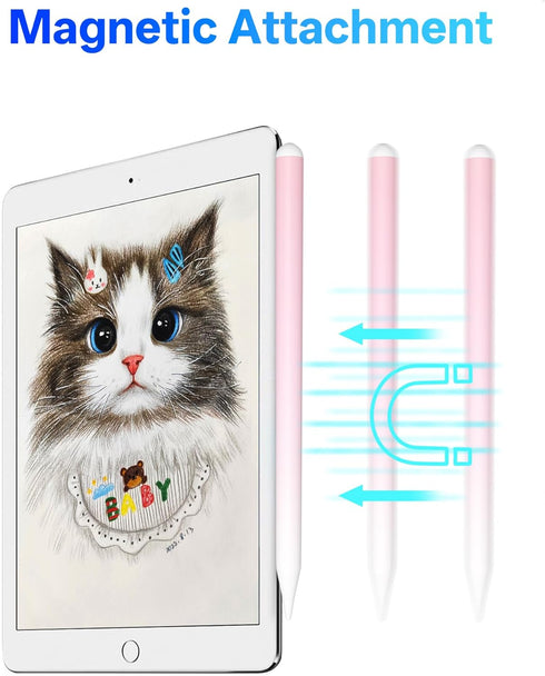 Stylus Pencil for Apple iPad Air 2024 11/13 inch M2, iPad Pro 12.9/11-inch, Compatible with Palm Rejection